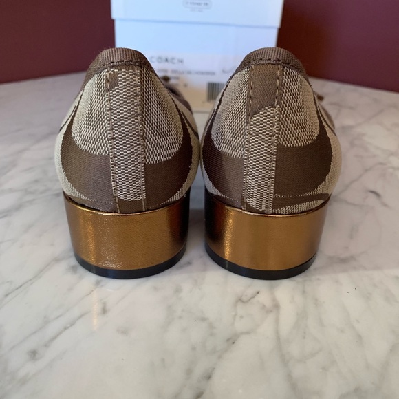 Coach Odella Signature Jacquard Logo Ballet Heel - Picture 3 of 4